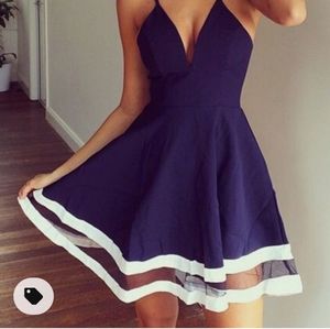 Blue dress